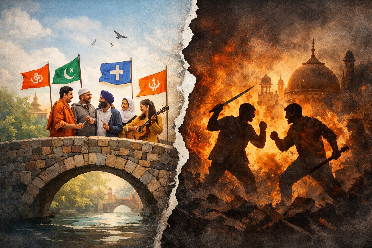 Poster of The Kerala Story film highlighting controversy debate