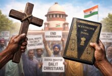Debate over SC caste reservation and exclusion of Dalit Christians in India