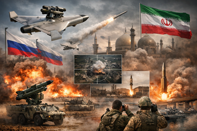 Russian-produced Shahed drones reportedly used by Iran in Middle East conflict