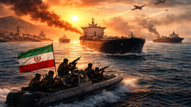 Strait of Hormuz oil route under threat with tanker and naval presence Iran